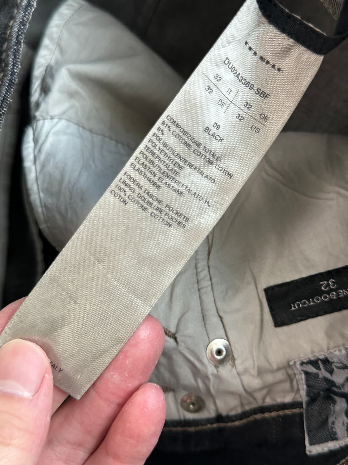 릭오웬스 타이론부츠컷 글리터 32 상품이미지3