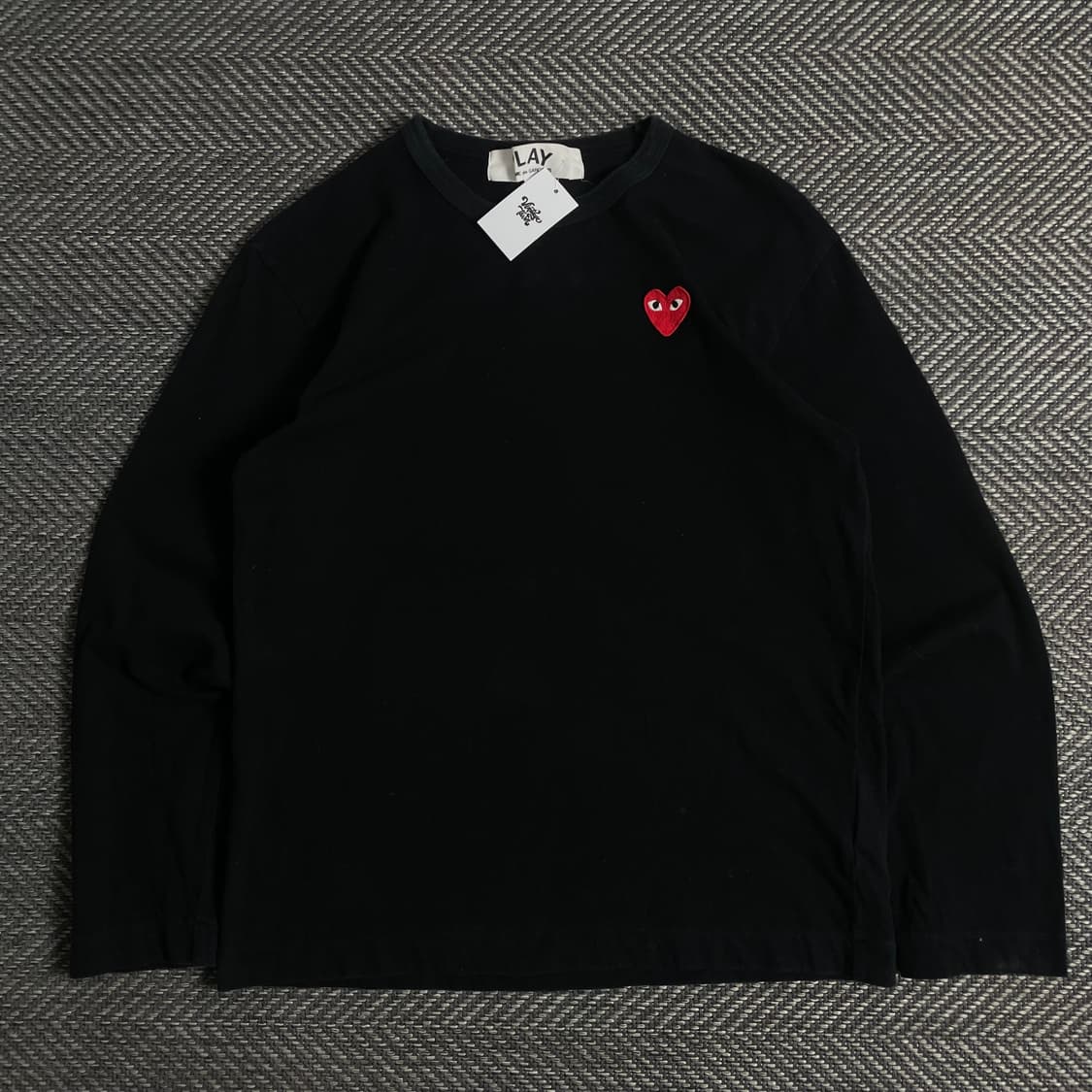 꼼데가르송 하트와펜 블랙 롱슬리브 티셔츠y 3290 상품이미지2