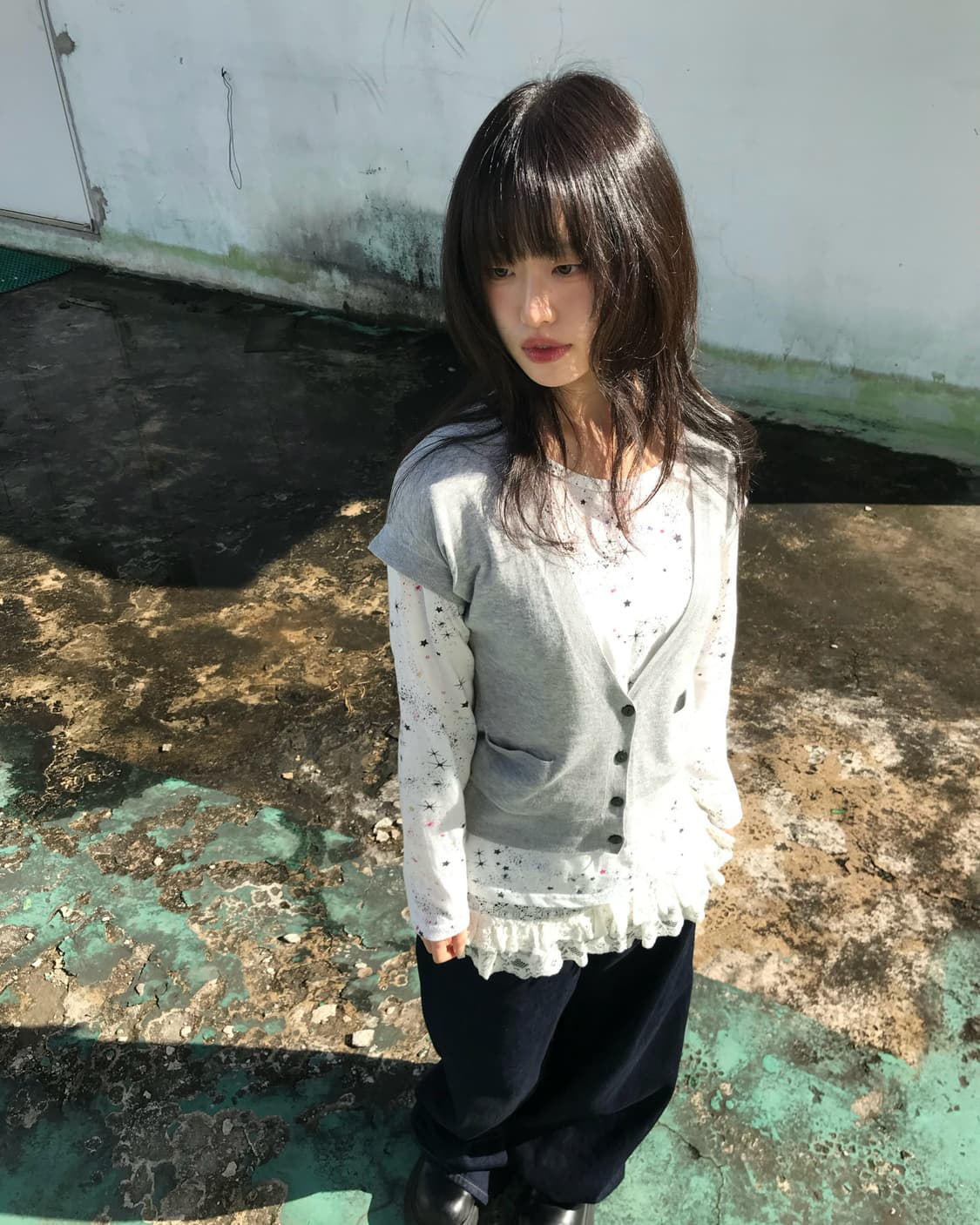 Gap 소프트 그레이 가디건 상품이미지4