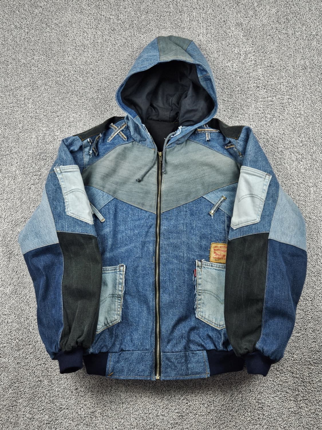 리바이스 리빌드 패치워크 커스텀 데님 자켓 (상세설명참조) / 10175 상품이미지2