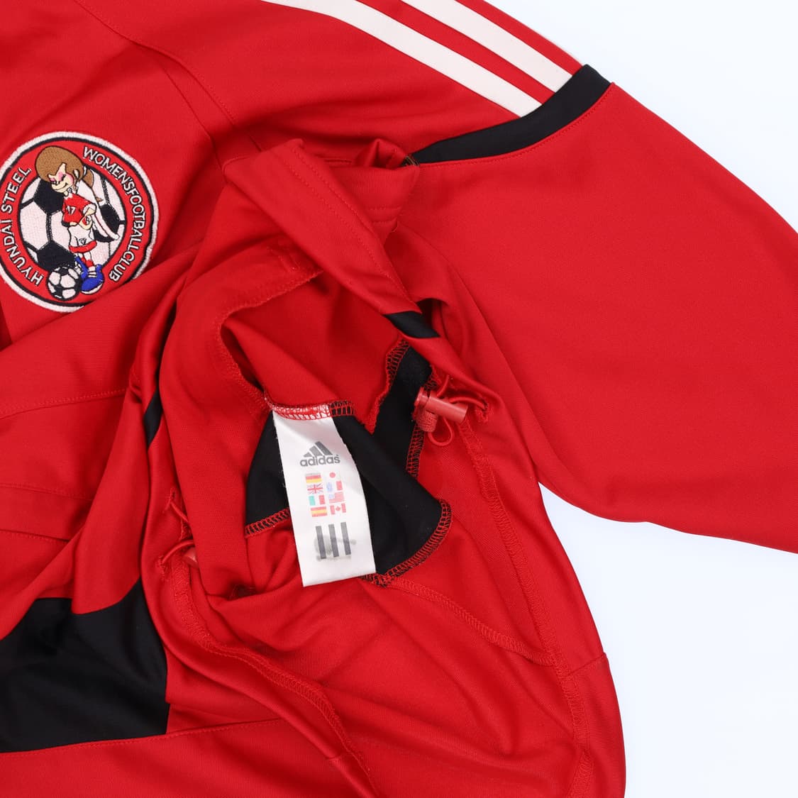 [85] 아디다스 여성 현대제철 K리그 축구 트랙탑 저지 집업 0114J 상품이미지5