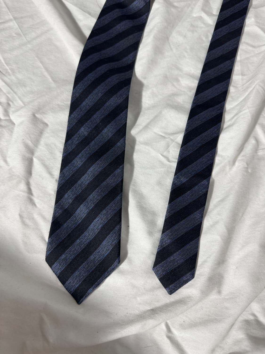 이세이미야케 패턴 실크 넥타이 상품이미지2