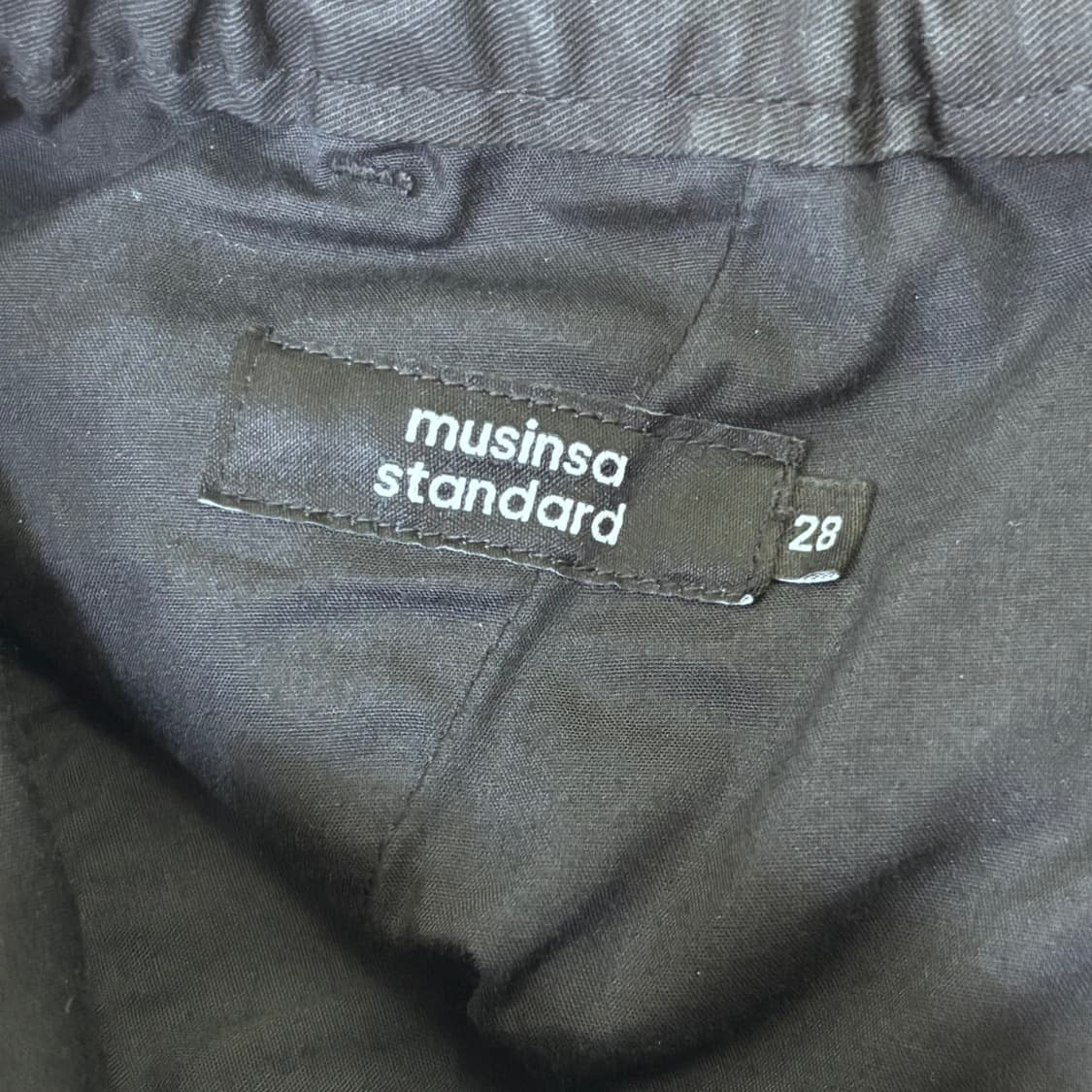 28 무신사스탠다드 캐주얼 카고 바지 0310E 상품이미지3