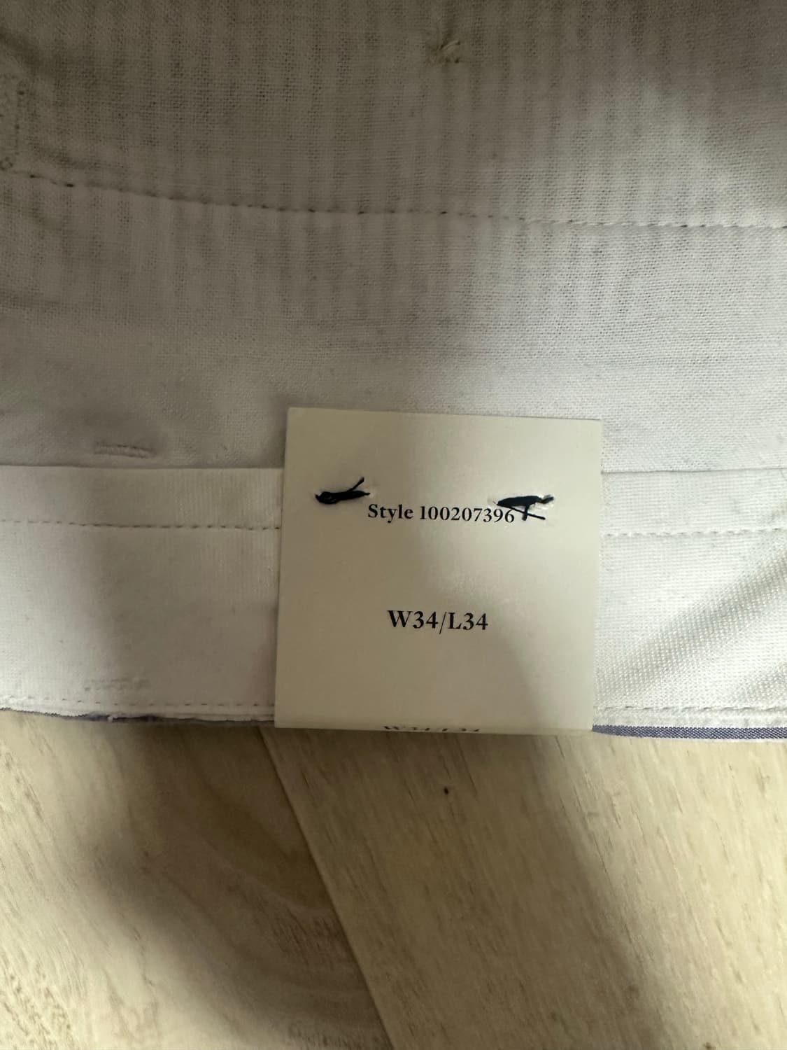 브룩스브라더스 시어서커 팬츠 슬림핏 34사이즈 새상품 판매합니다. 상품이미지4