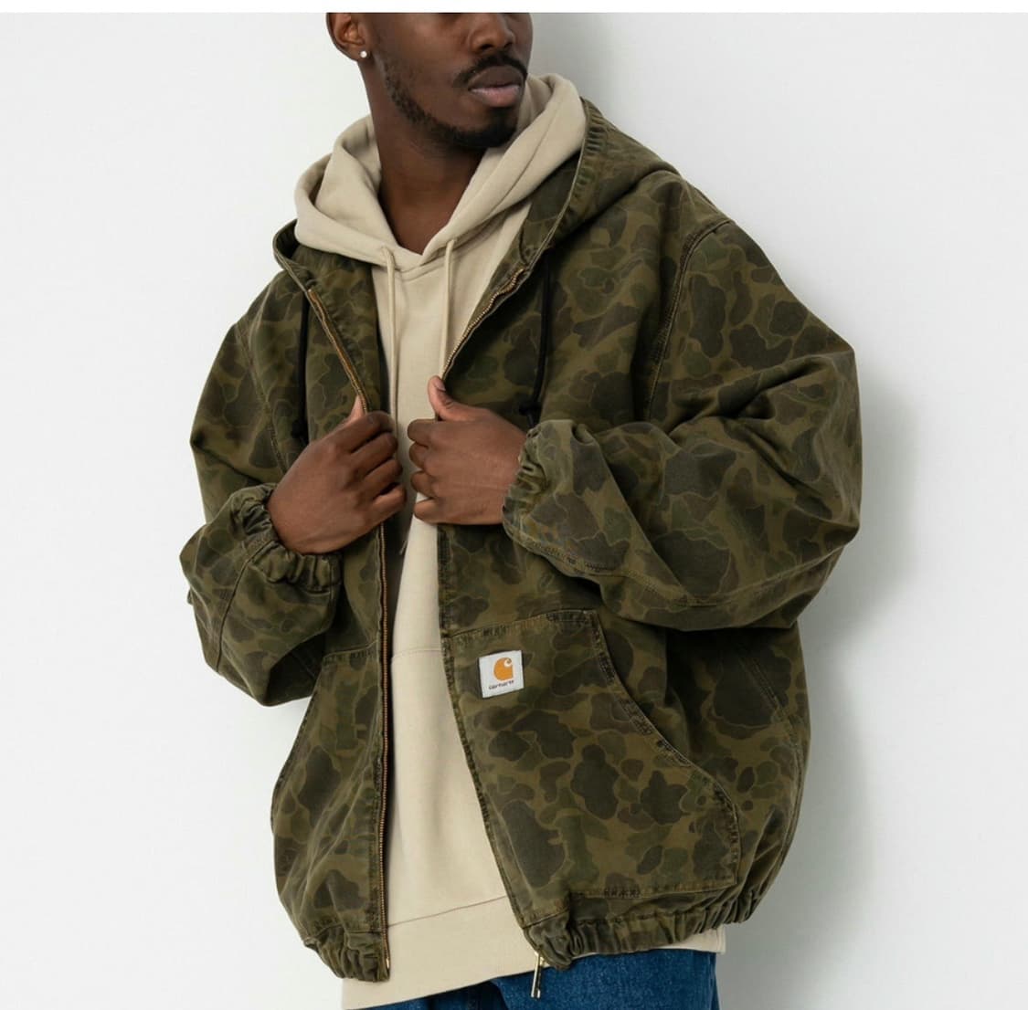 칼하트 wip 덕 액티브 자켓(카모) 상품이미지1