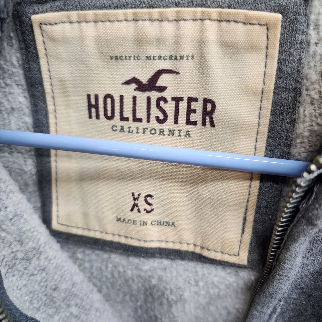 홀리스터 사이드로고 Y2K 후드집업 XS(S) 상품이미지5