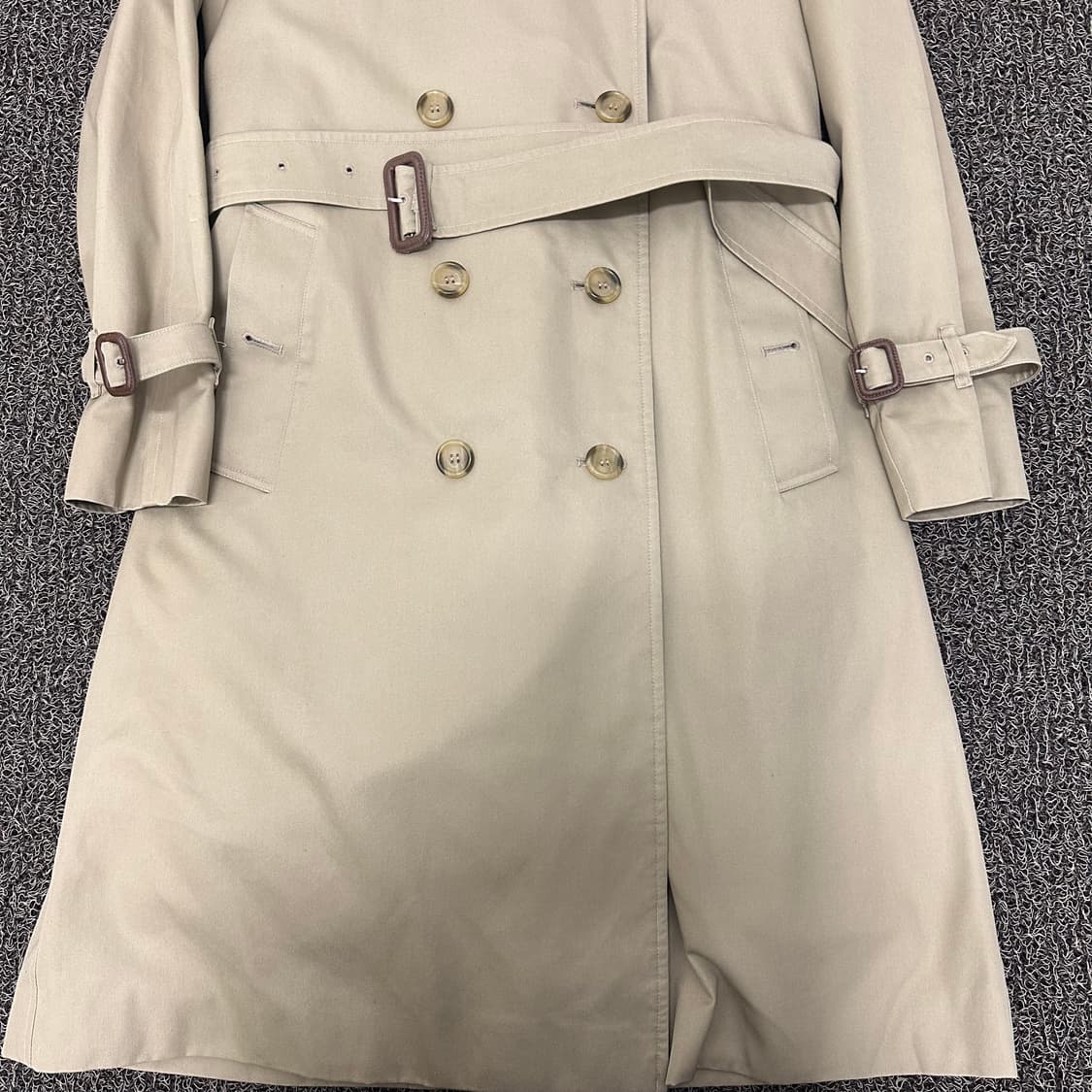 버버리 여성 트렌치 롱코트 베이지 상품이미지3