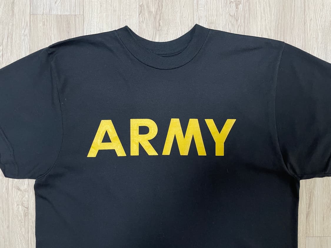 95~100) 미군 오리지널 ARMY 아미 기능성 반팔티(RRL&폴로) 상품이미지4