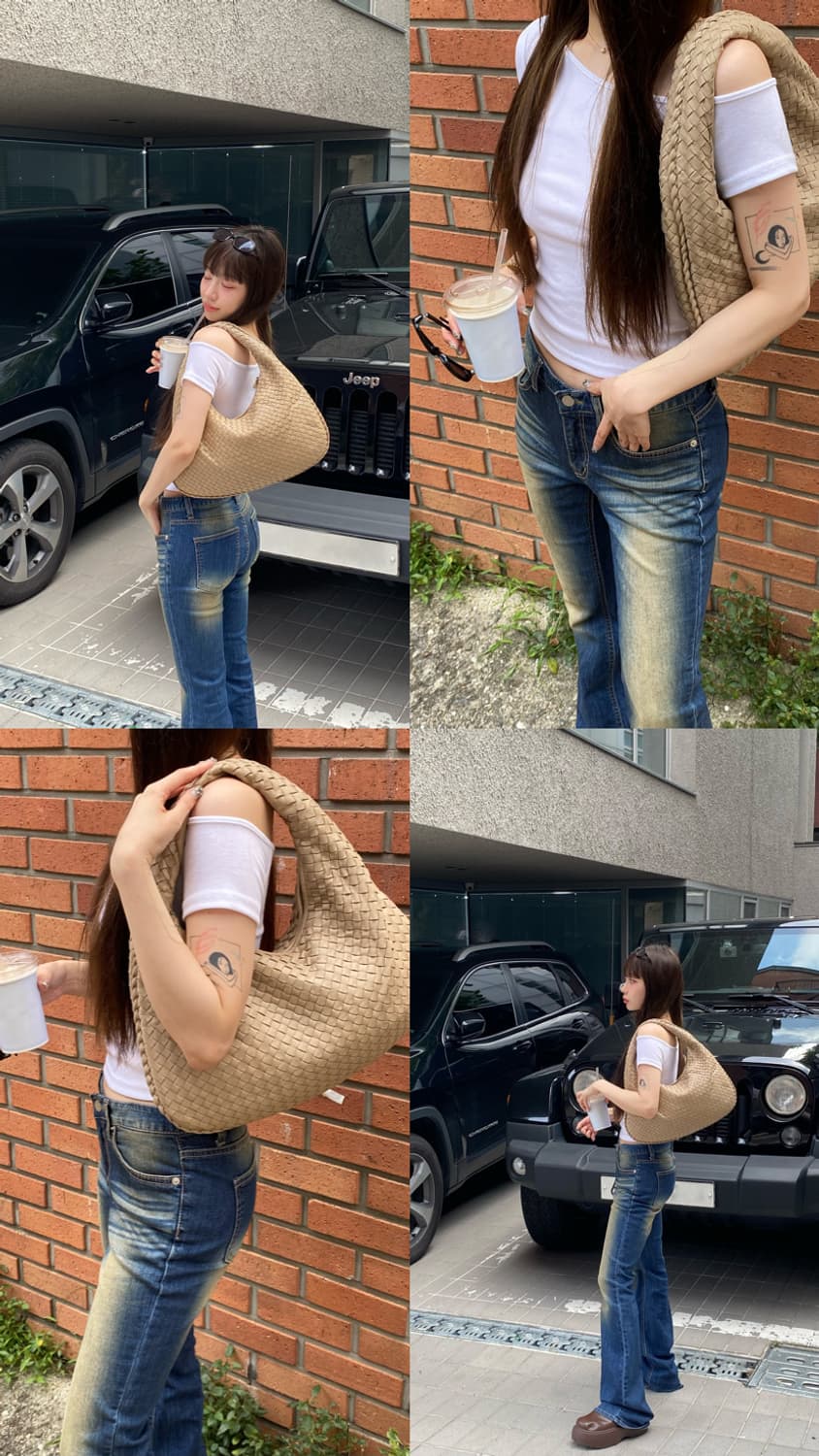 보테가베네타 호보백 베이지 상품이미지2