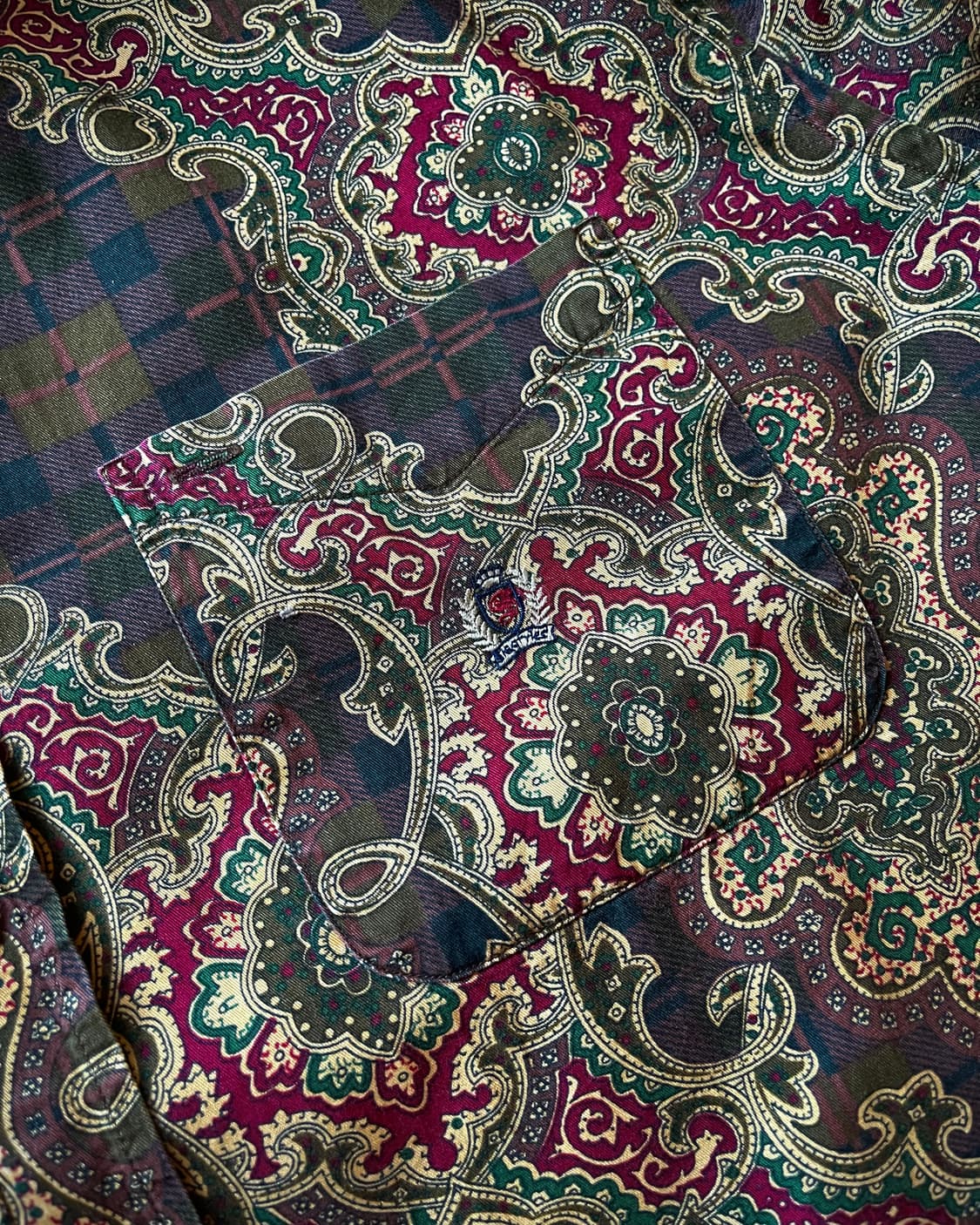 1990s Signfried Paisley Western Shirt 상품이미지5