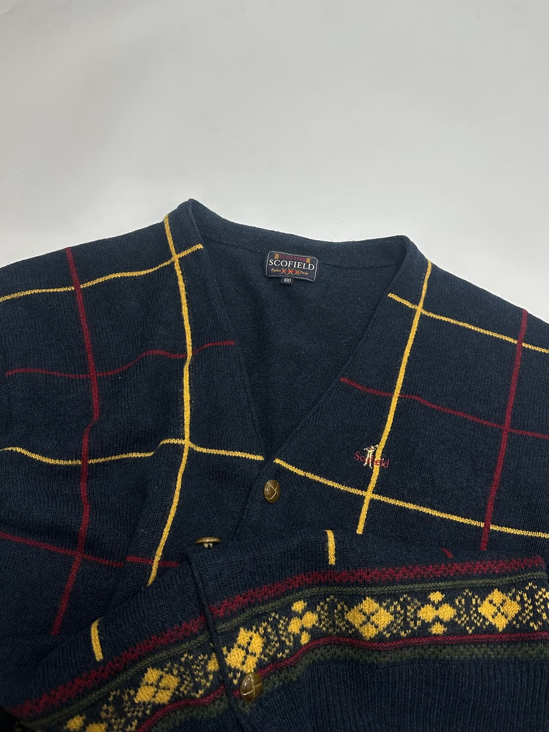 SCOFIELD 스코필드 빈티지 니트 가디건 상품이미지4