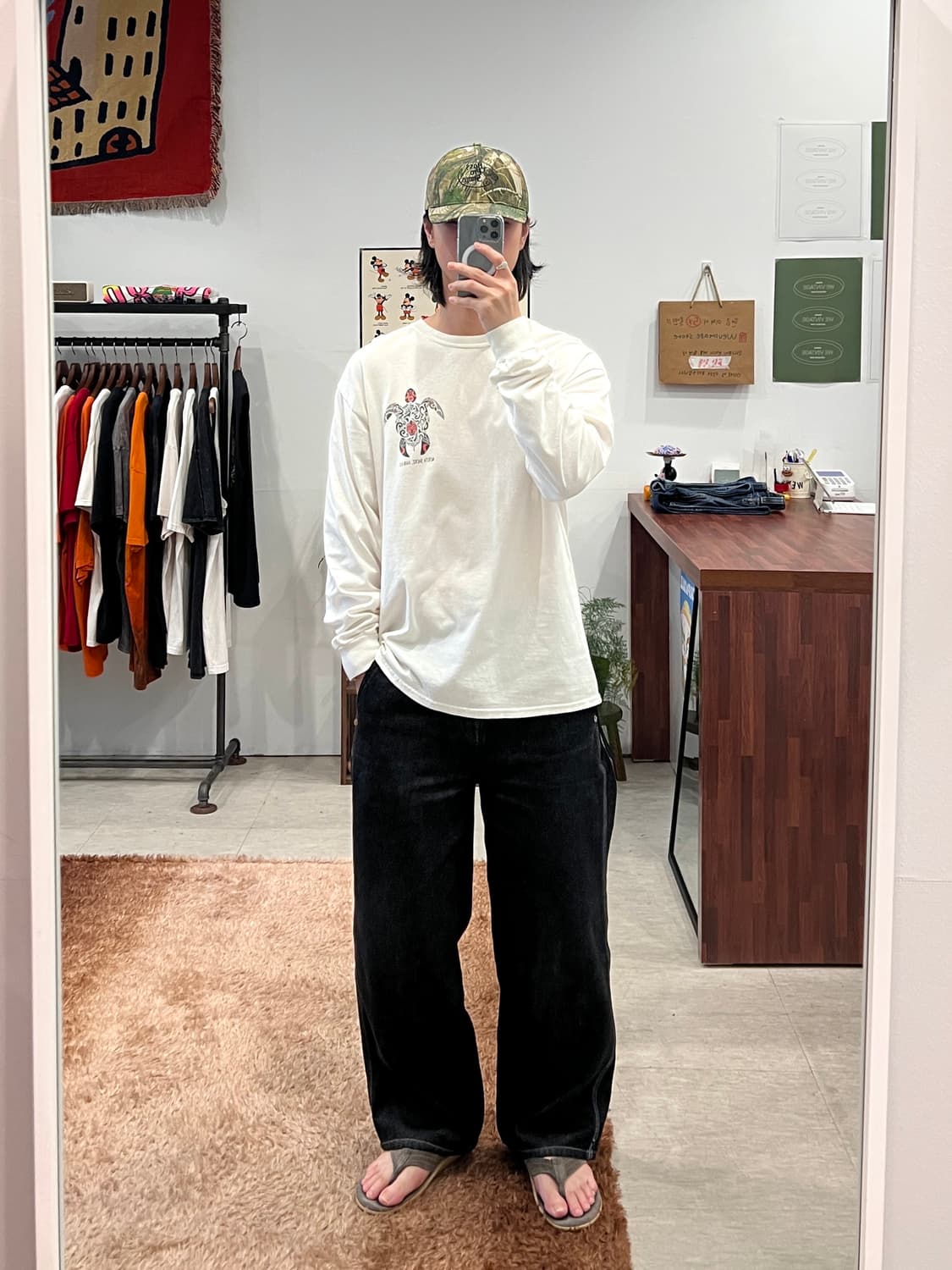 Gildan 길단 NORTH SHORE 프린팅 롱슬리브 상품이미지2