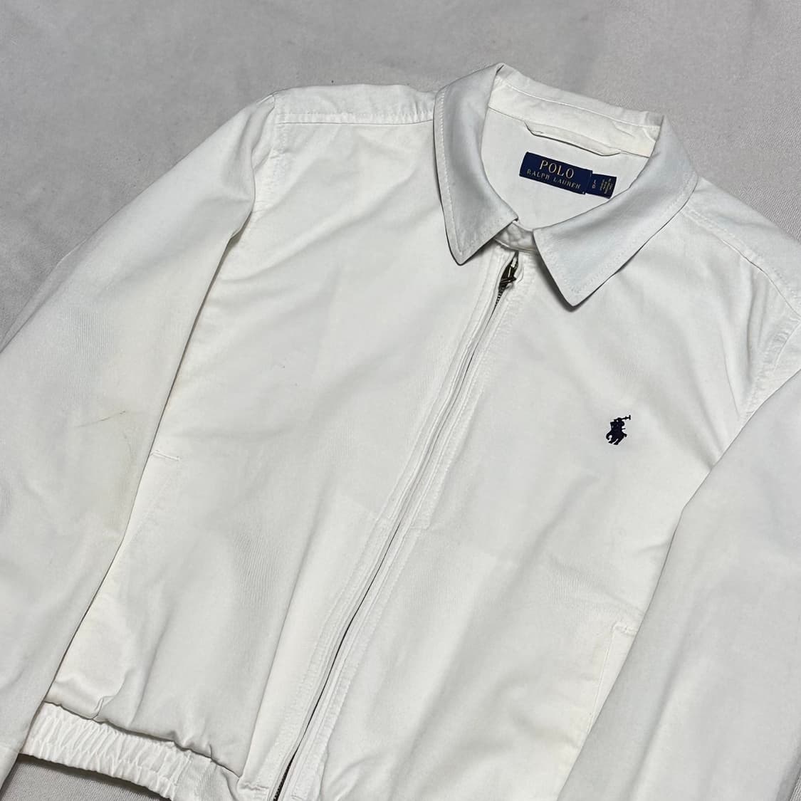 L 폴로랄프로렌 화이트 해링턴 자켓 상품이미지1