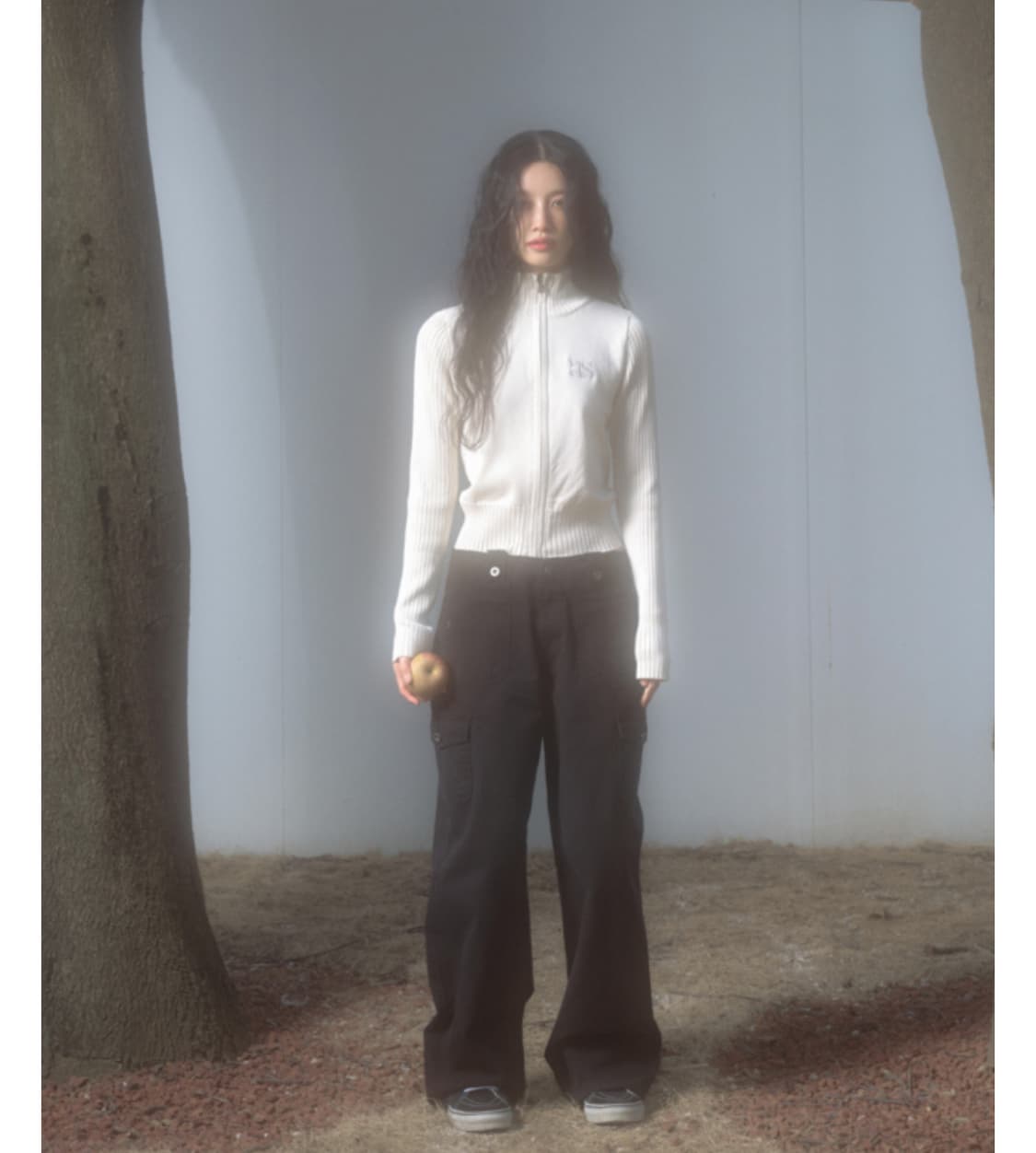 MARON KNIT ZIP-UP / BEIGE 상품이미지3