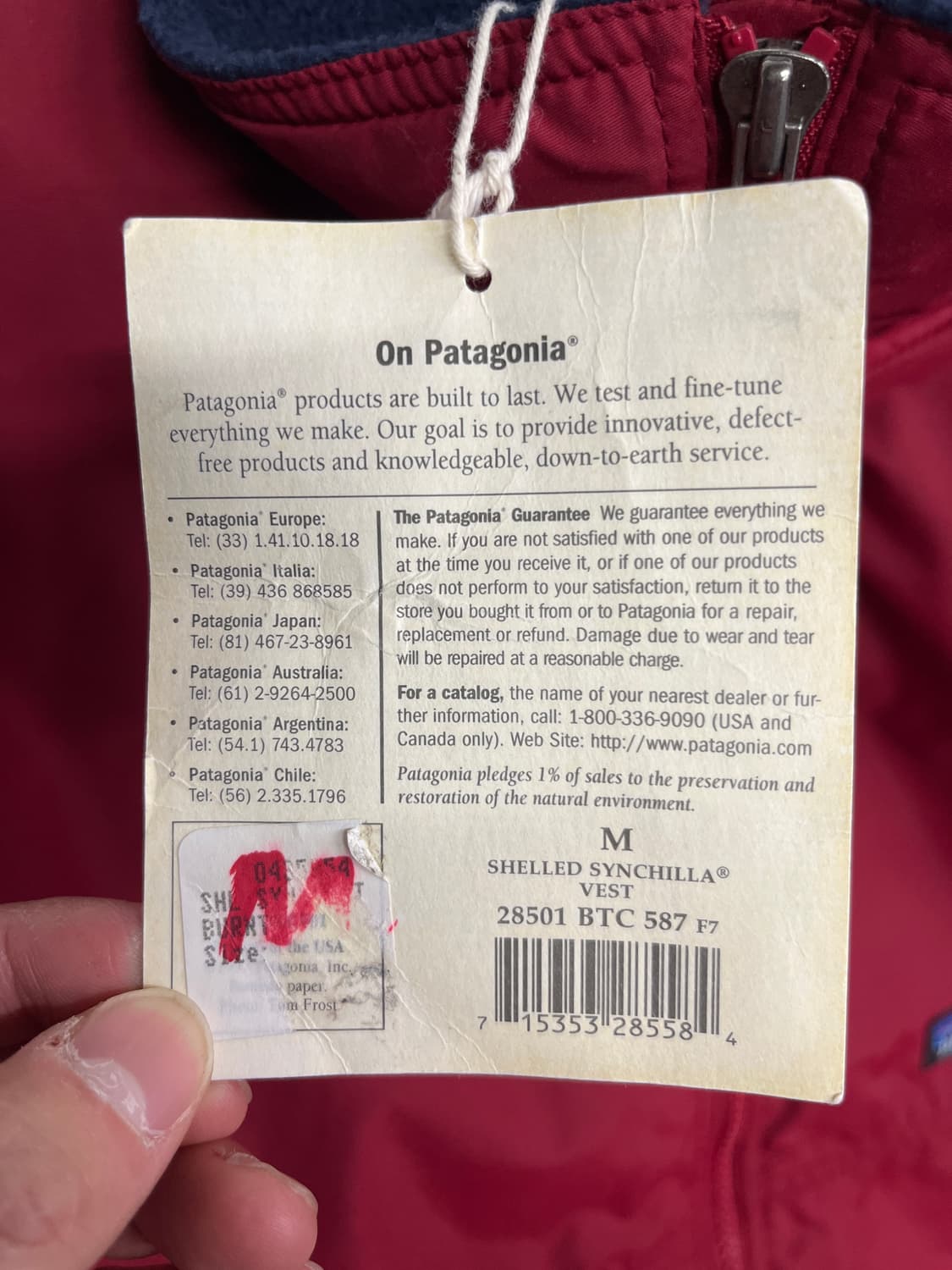 90s 파타고니아 쉘드 신칠라 베스트 상품이미지6