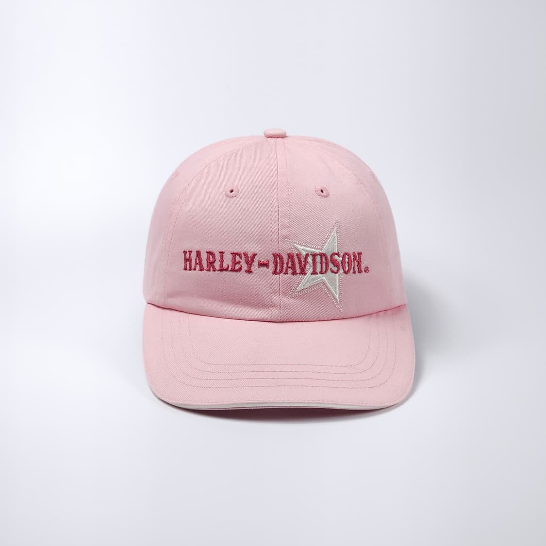 할리데이비슨 핑크 아메리칸 빈티지 볼캡 모자 상품이미지1