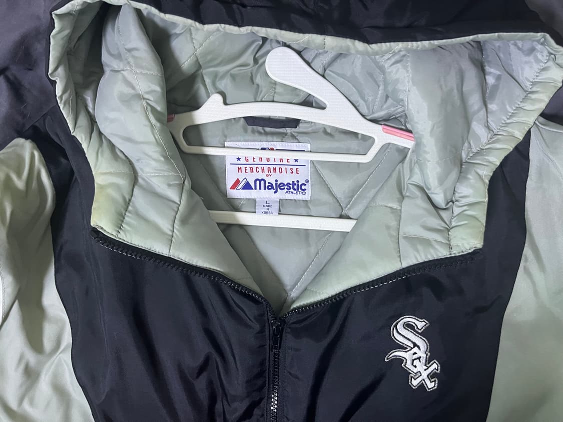 마제스틱 화이트삭스 누빔 아노락 점퍼 상품이미지4