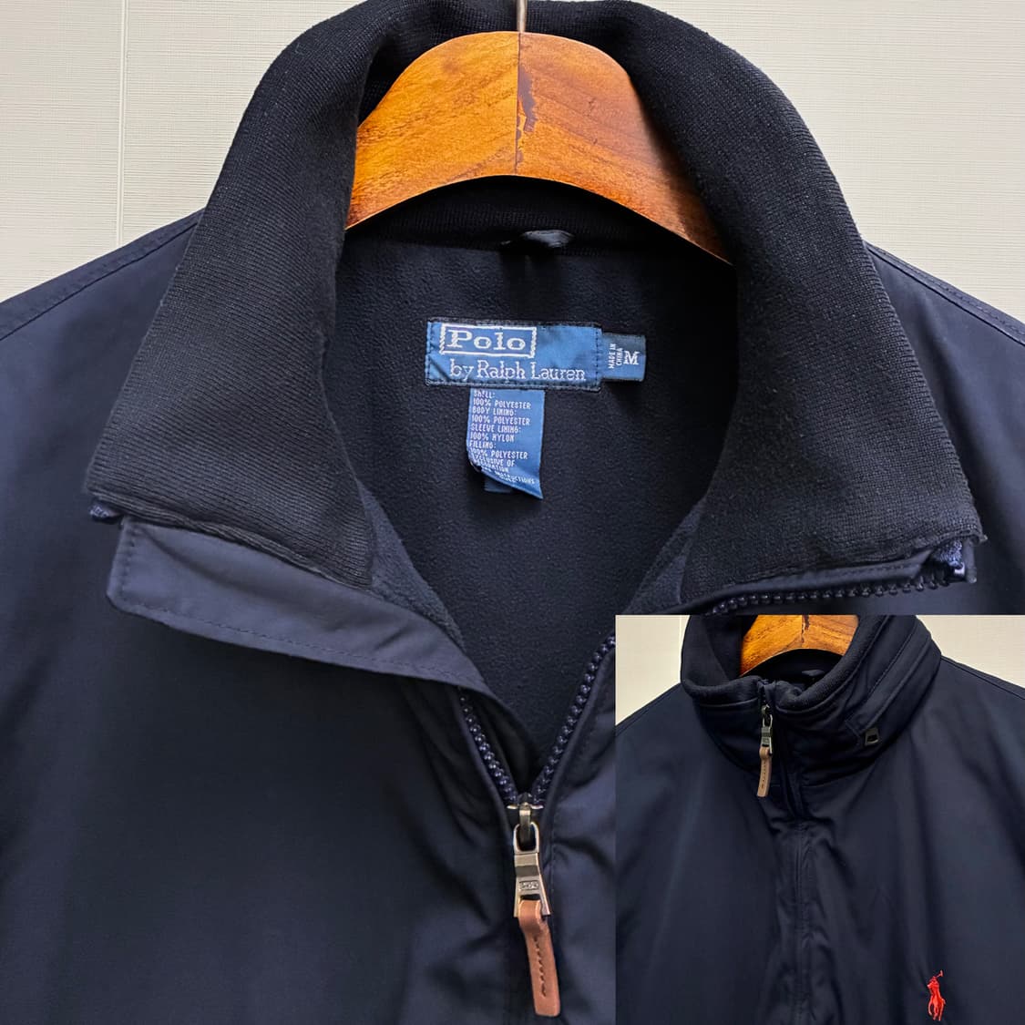 (M~L)POLO 폴로랄프로렌 기모 플리스 바람막이 자켓 점퍼 상품이미지4