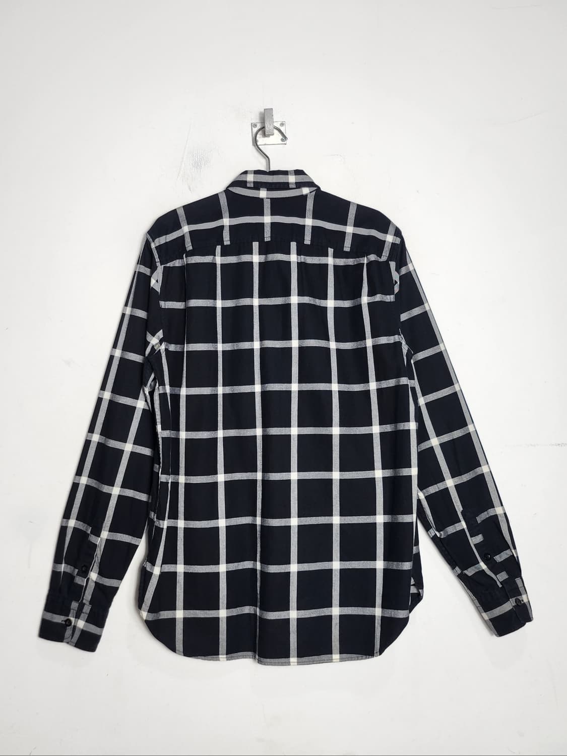 M 갭 네이비 체크 셔츠 상품이미지6