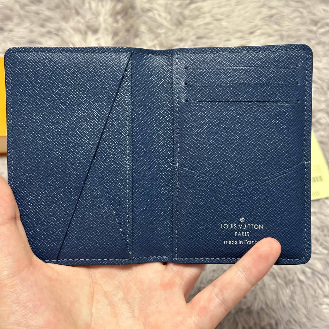 [풀구성] 루이비통 이클립스 오거나이저 카드지갑 네이비 신형 상품이미지3