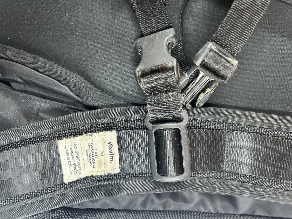 VISVIM 올드비즈빔 올블랙 레더믹스 발리스틱 백팩 20L 상품이미지4