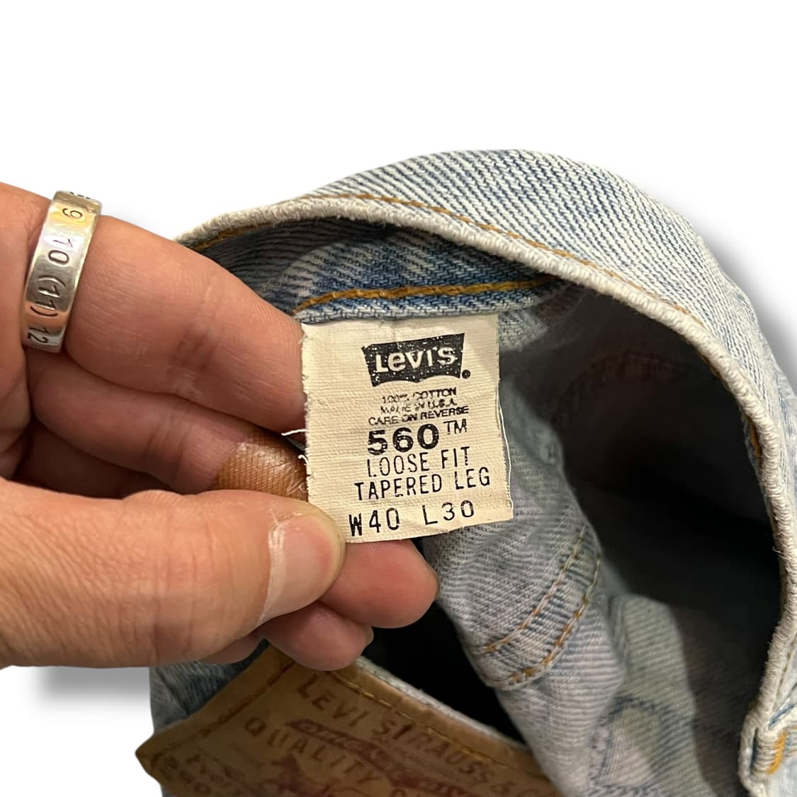  USA 리바이스 560 블랭크탭 데님팬츠 y14216 상품이미지8