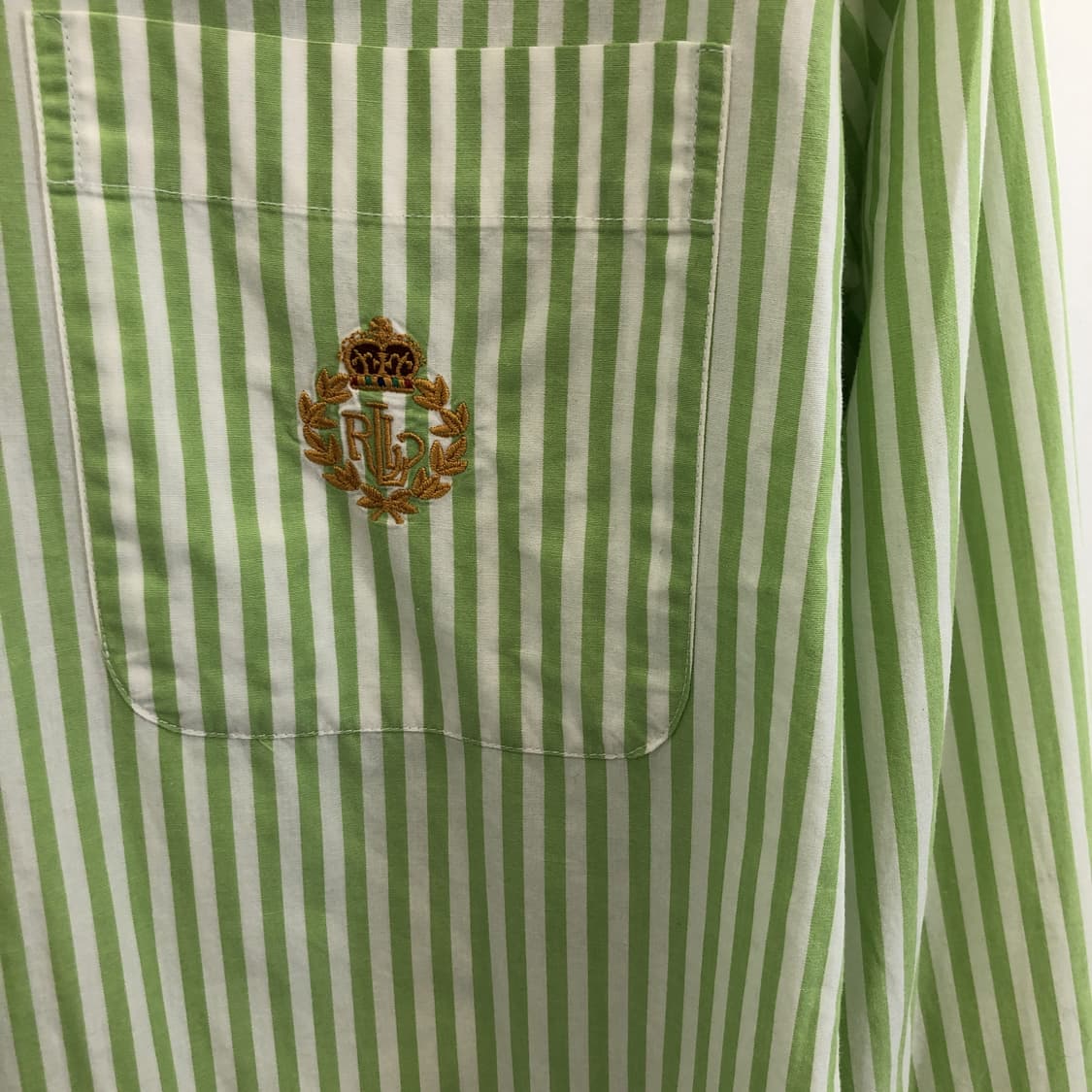 폴로 로렌 스트라이프셔츠 66 라이트그린 상품이미지2