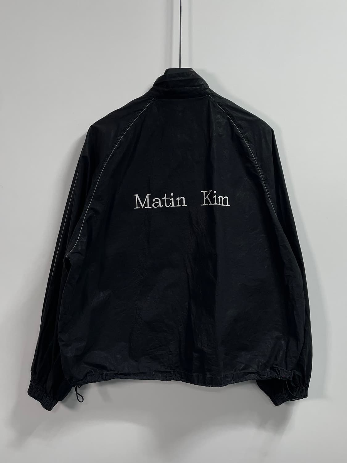 마땡킴 스펠아웃 코팅 바람막이 (on.626)   상품이미지1