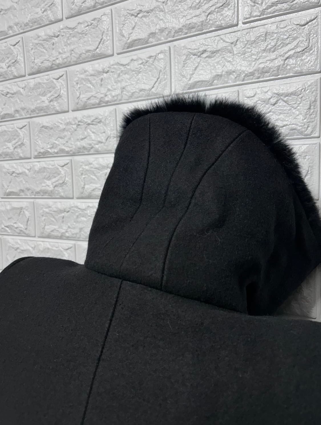 헬무트랭 래빗 퍼 하이넥 코트 상품이미지4