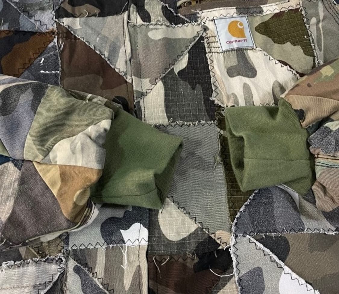 칼하트 리메이크 패치워크 자켓 100~105 상품이미지4