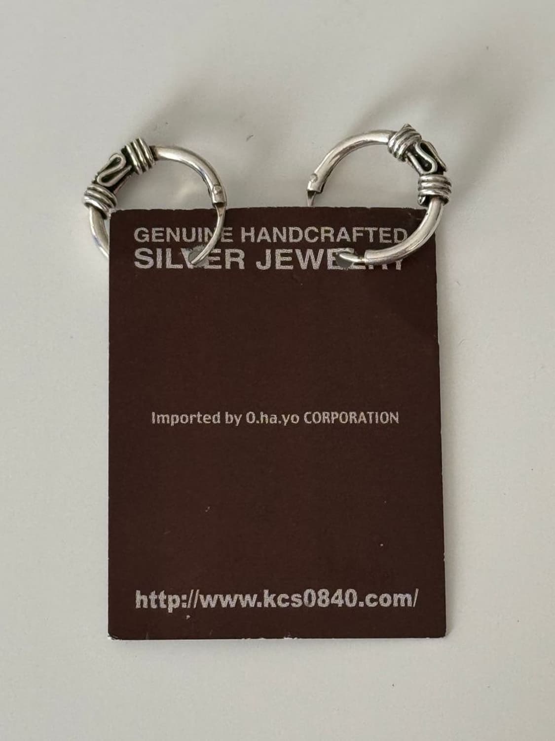 PATTERN SILVER EARRING 패턴 실버 귀걸이(심플) 상품이미지3