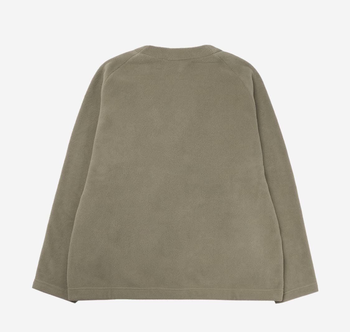 유니클로 x 니들스 플리스 오버사이즈 가디건 베이지 M 상품이미지5