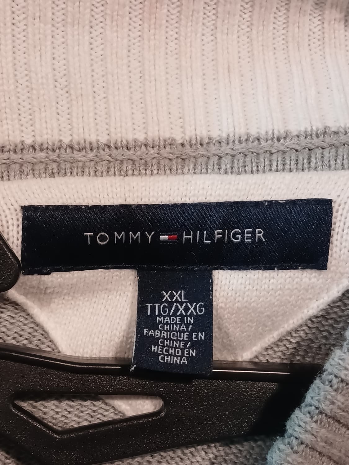 타미 힐피커 코튼 집업 가디건 그레이 상품이미지3