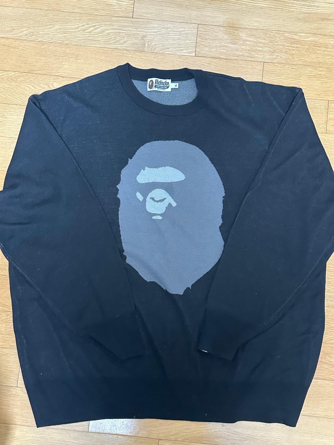 베이프 빅헤드 자카드 니트 상품이미지1