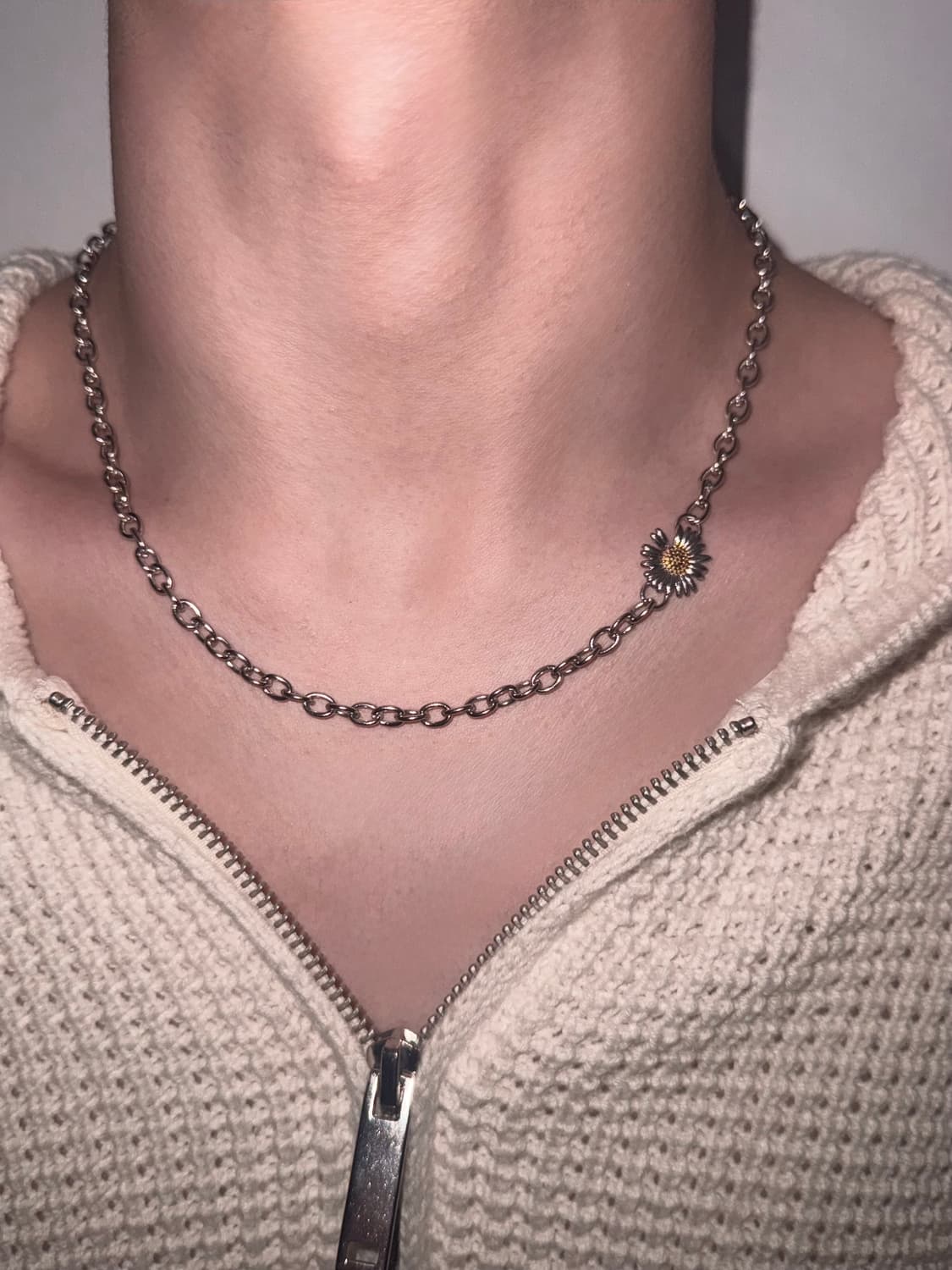 Lavender chain necklace 목걸이 상품이미지4