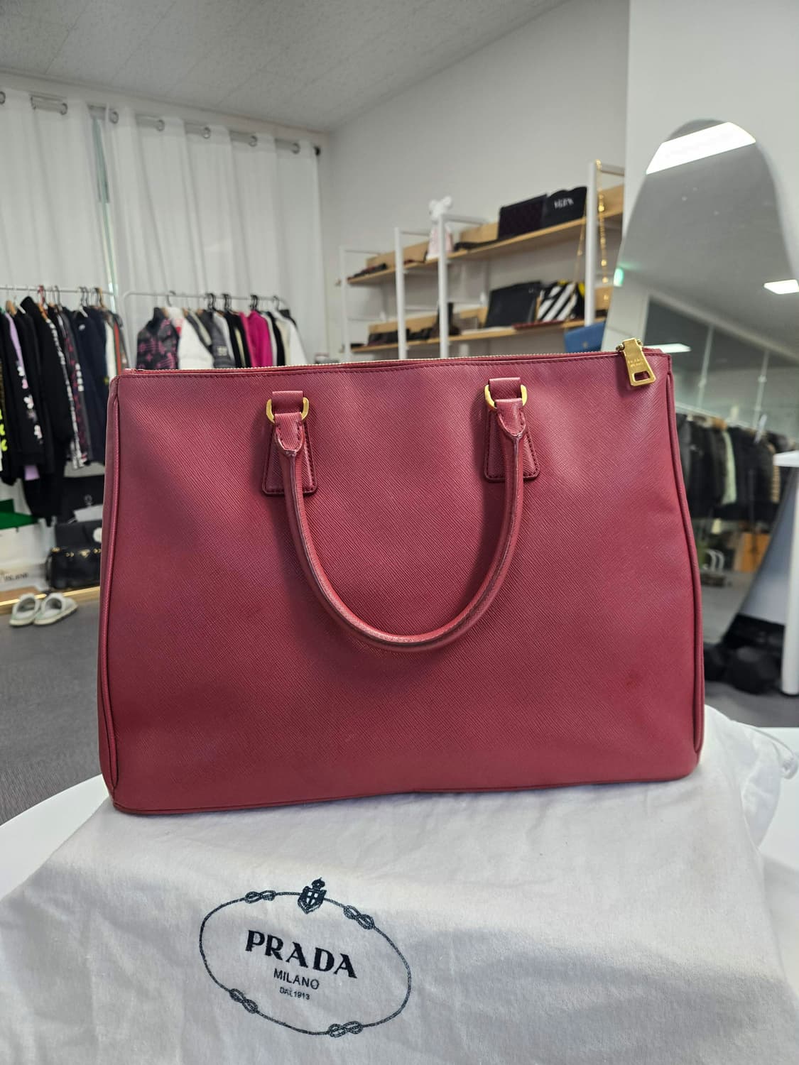 [A급컨디션]프라다 사피아노 토트백 상품이미지1
