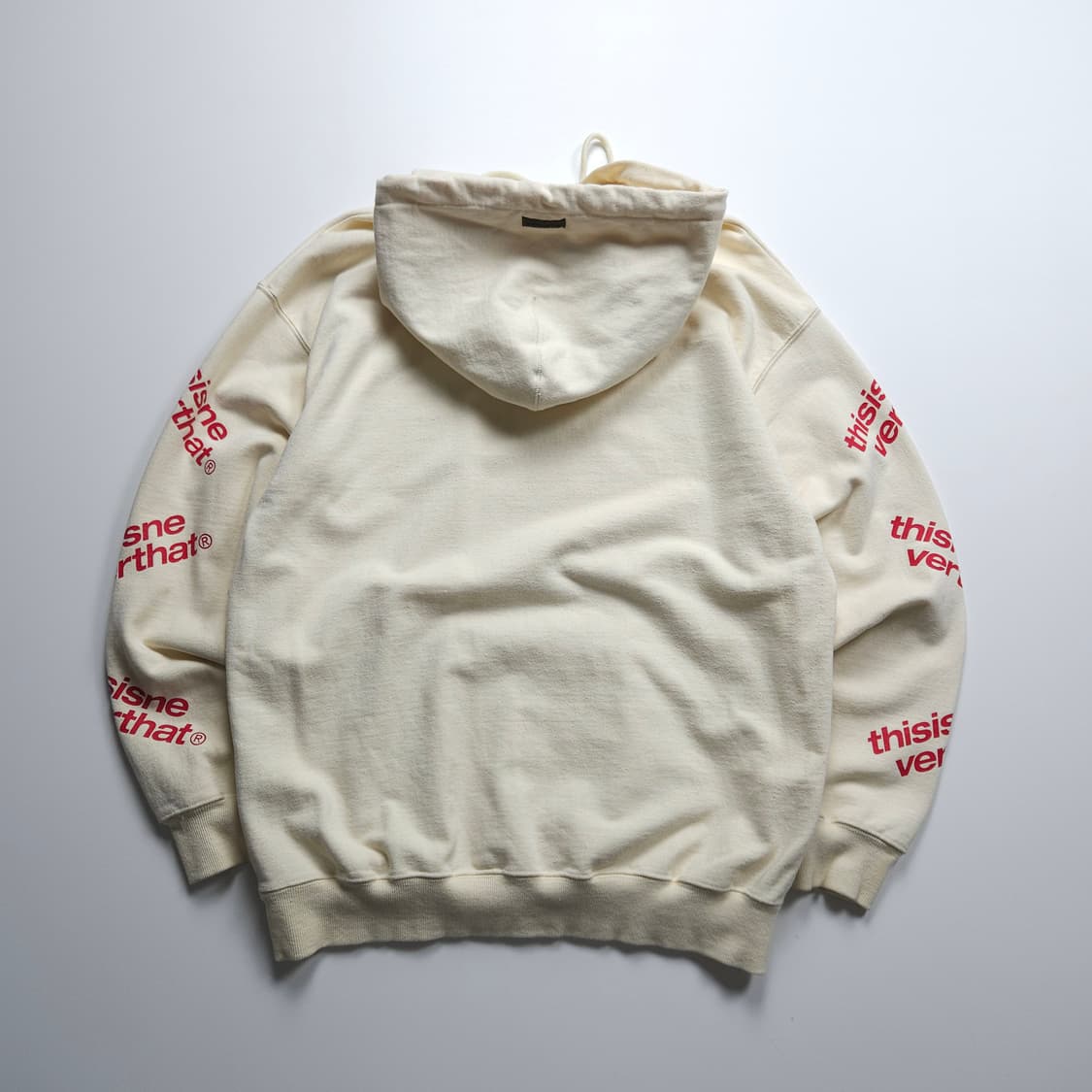디스이즈네버댓 멀티로고 박시핏 후드 티셔츠 (S) 상품이미지2
