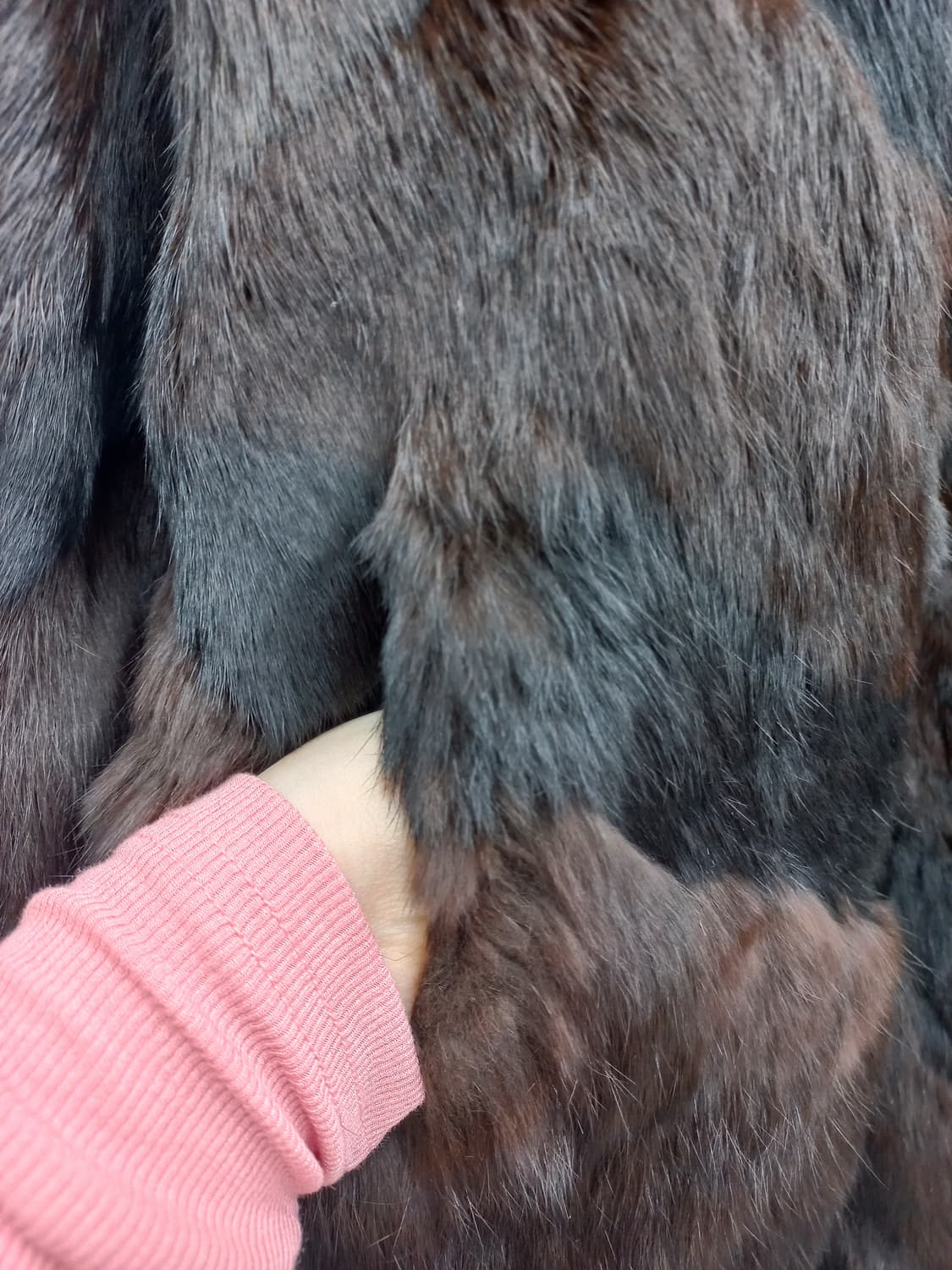 France 밍크 코트 브라운 상품이미지2