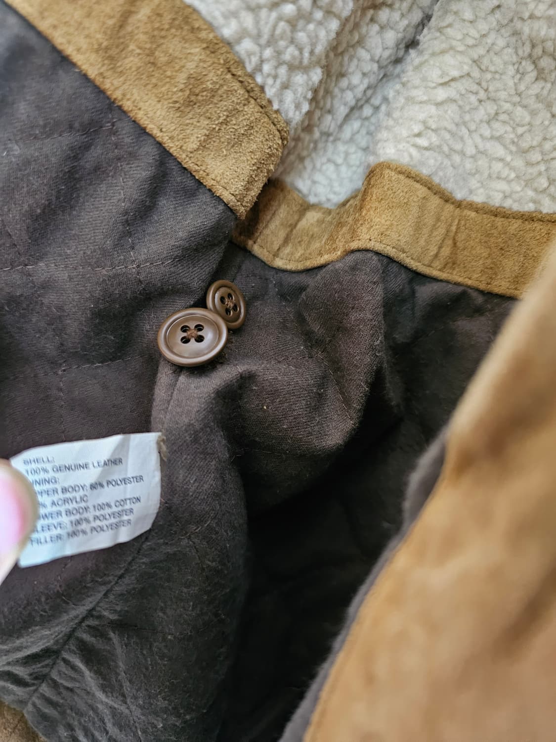 GAP 스웨이드 레더 자켓  (S) /AVIREX 가죽자켓 상품이미지3