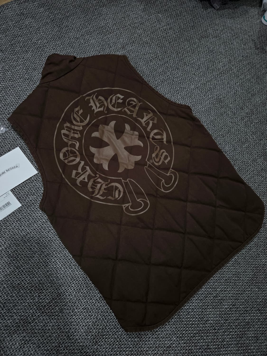 크롬하츠 퀄팅브라운 베스트조끼(백화점정품) 상품이미지3