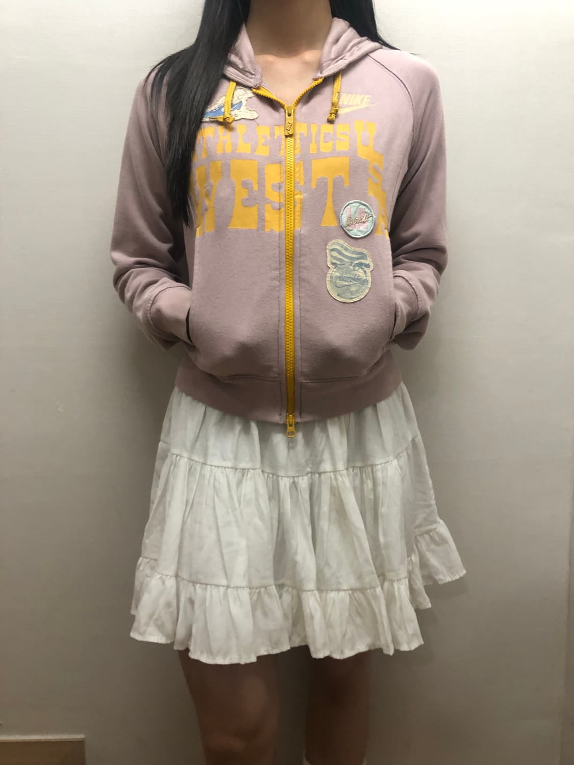 빈티지 나이키 핑크 후드집업 상품이미지1