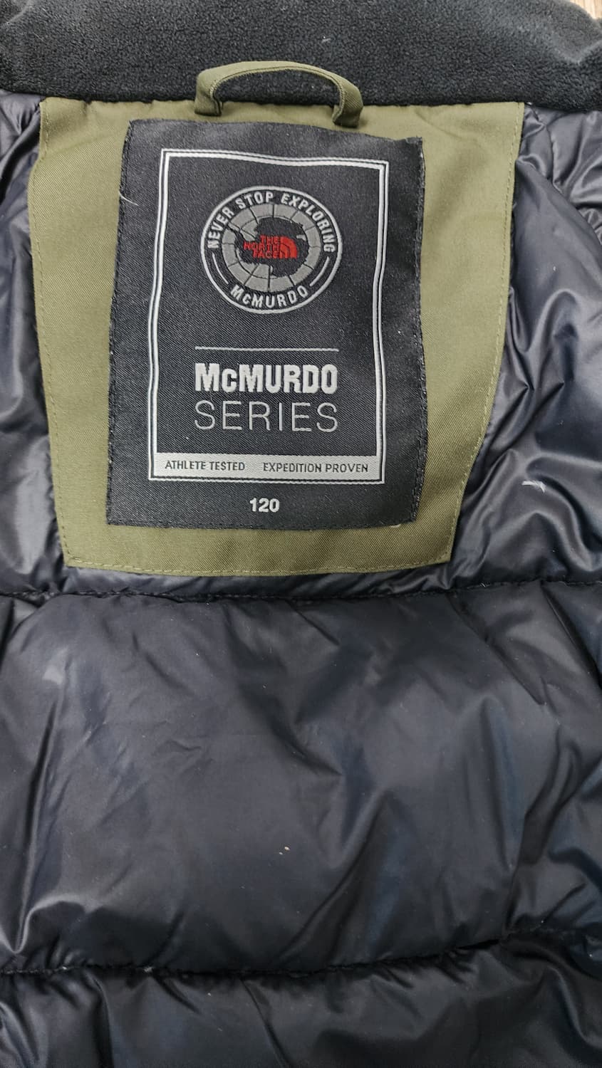 노스페이스 맥머도 키즈 패딩 120 카키 상품이미지3