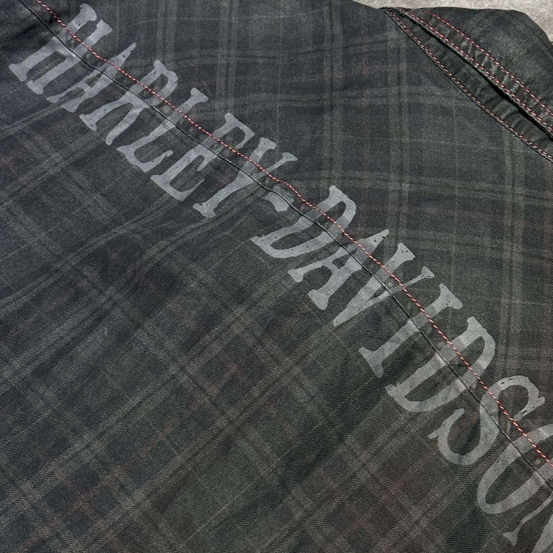[HARLEY-DAVIDSON] 썸머 빈티지 다크 체크 할리 셔츠 상품이미지2
