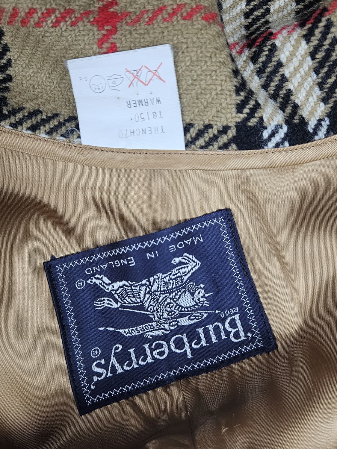 버버리 더블 브레스트 벨티드 트렌치 코트 ( 상세설명참조 )/ 10580 상품이미지7