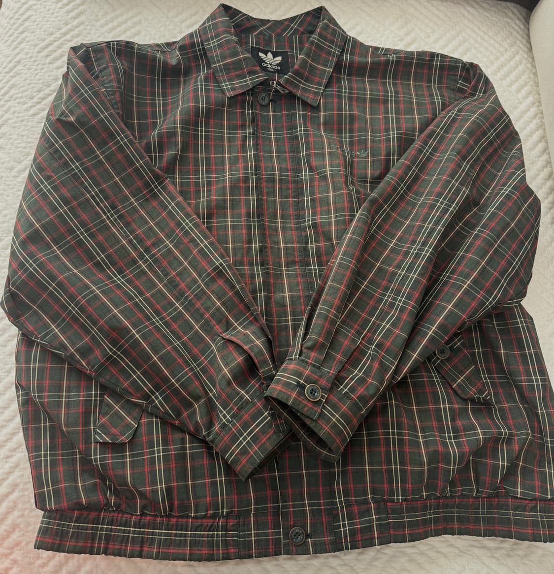 Adidas Checkered Windbreaker jacket 상품이미지3