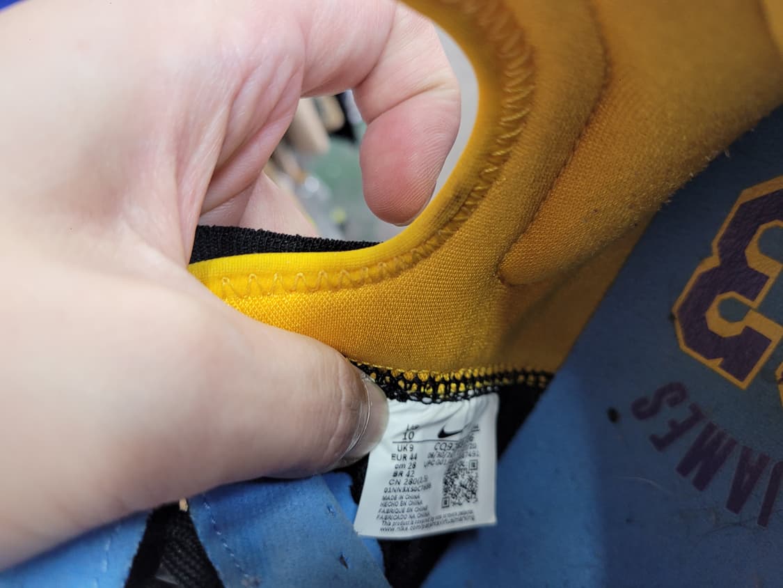 Nike 나이키 르브론 농구화 블랙/블루 상품이미지6