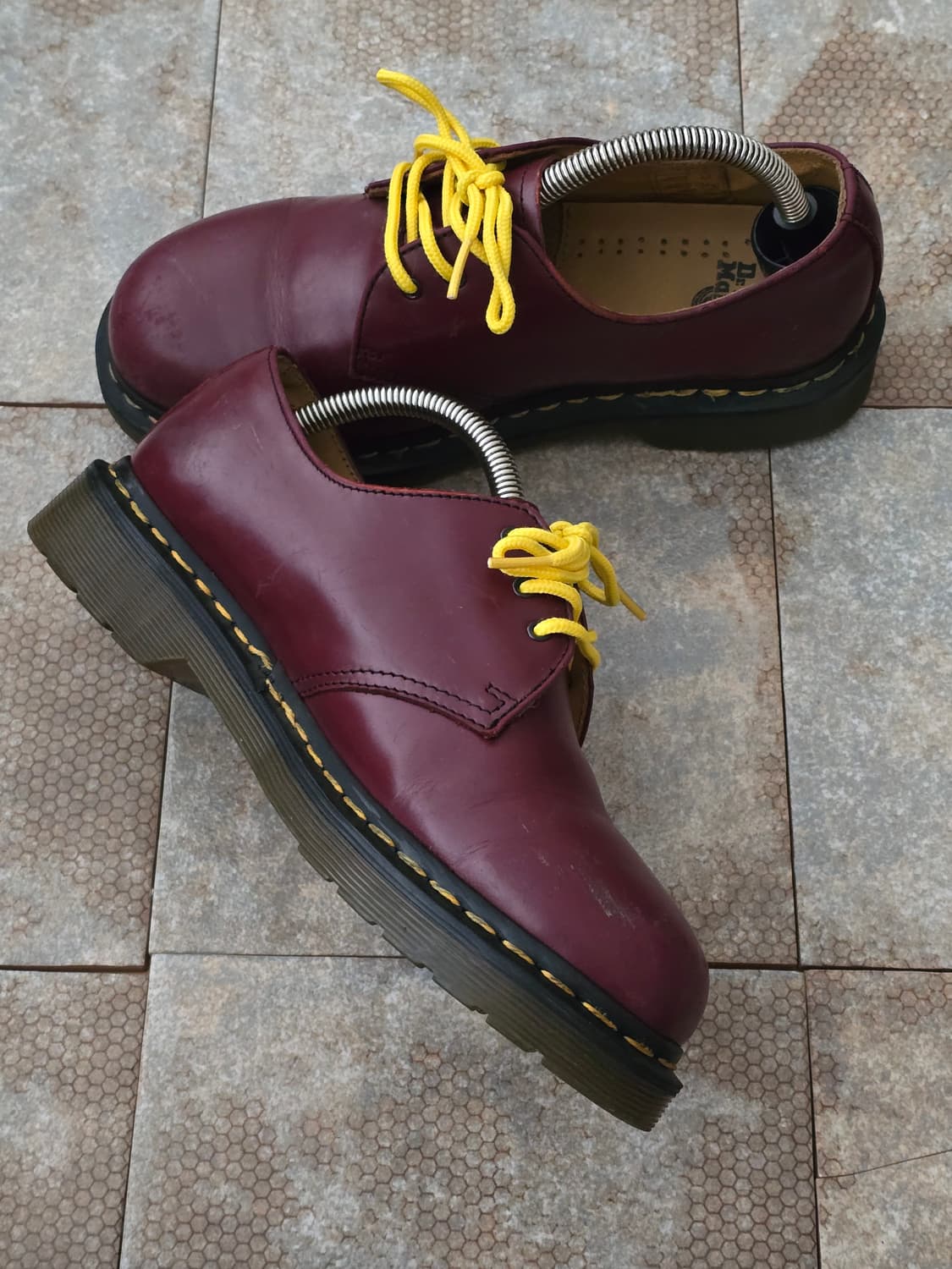 (230)닥터마틴 1461 pw 3홀 체리레드 구두 상품이미지5