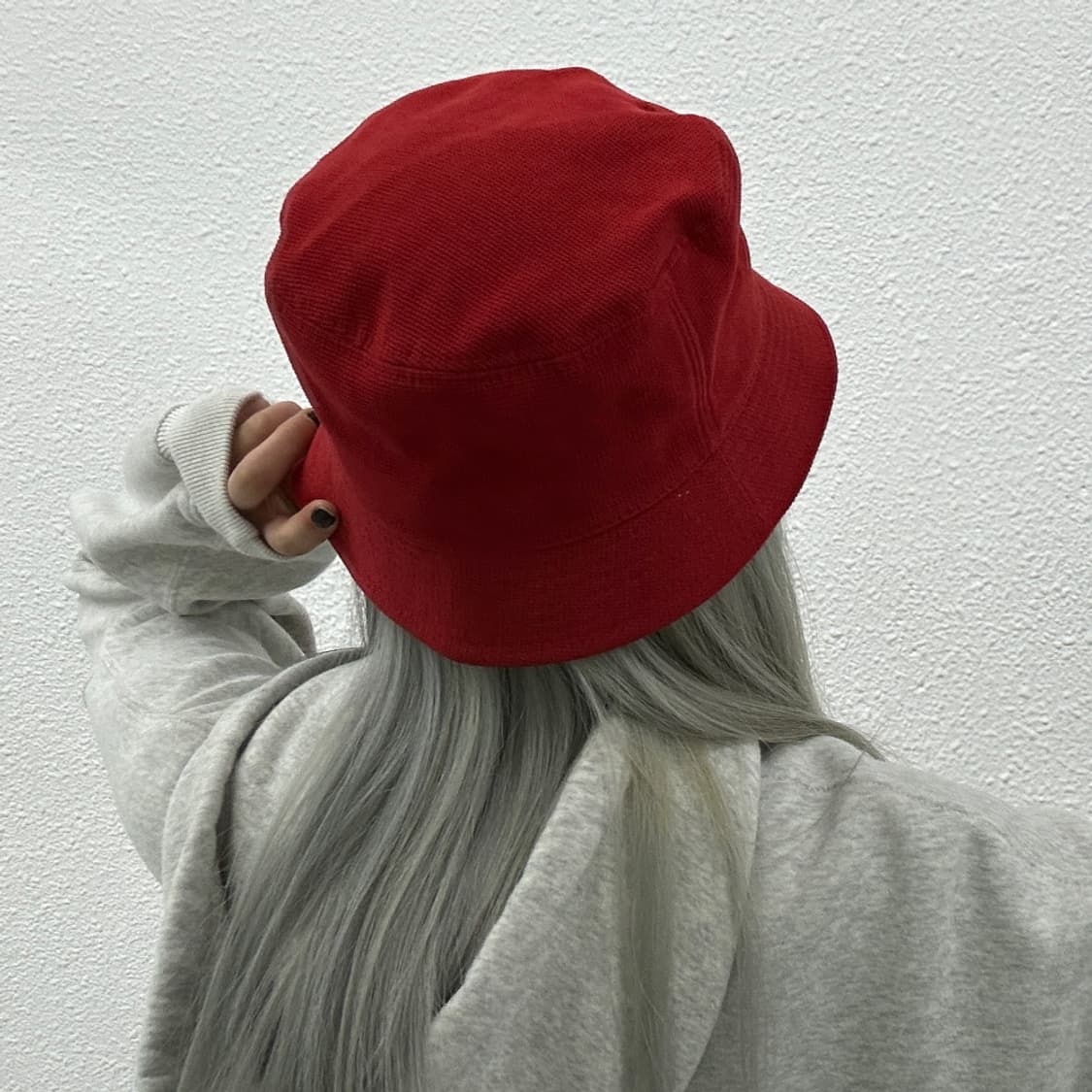 나이키 코듀로이 레드 버킷햇 상품이미지3