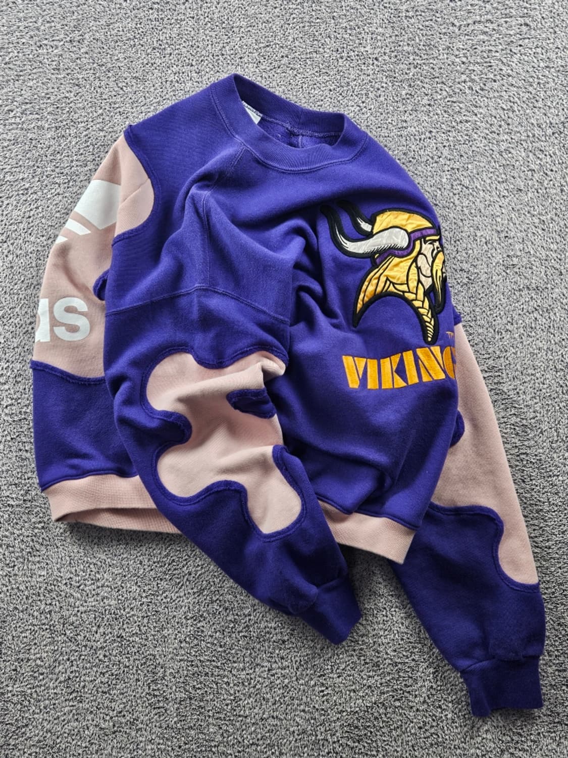 90's USA 넛맥 X 아디다스 커스텀 스웻 맨투맨 (XL)/10994 상품이미지4