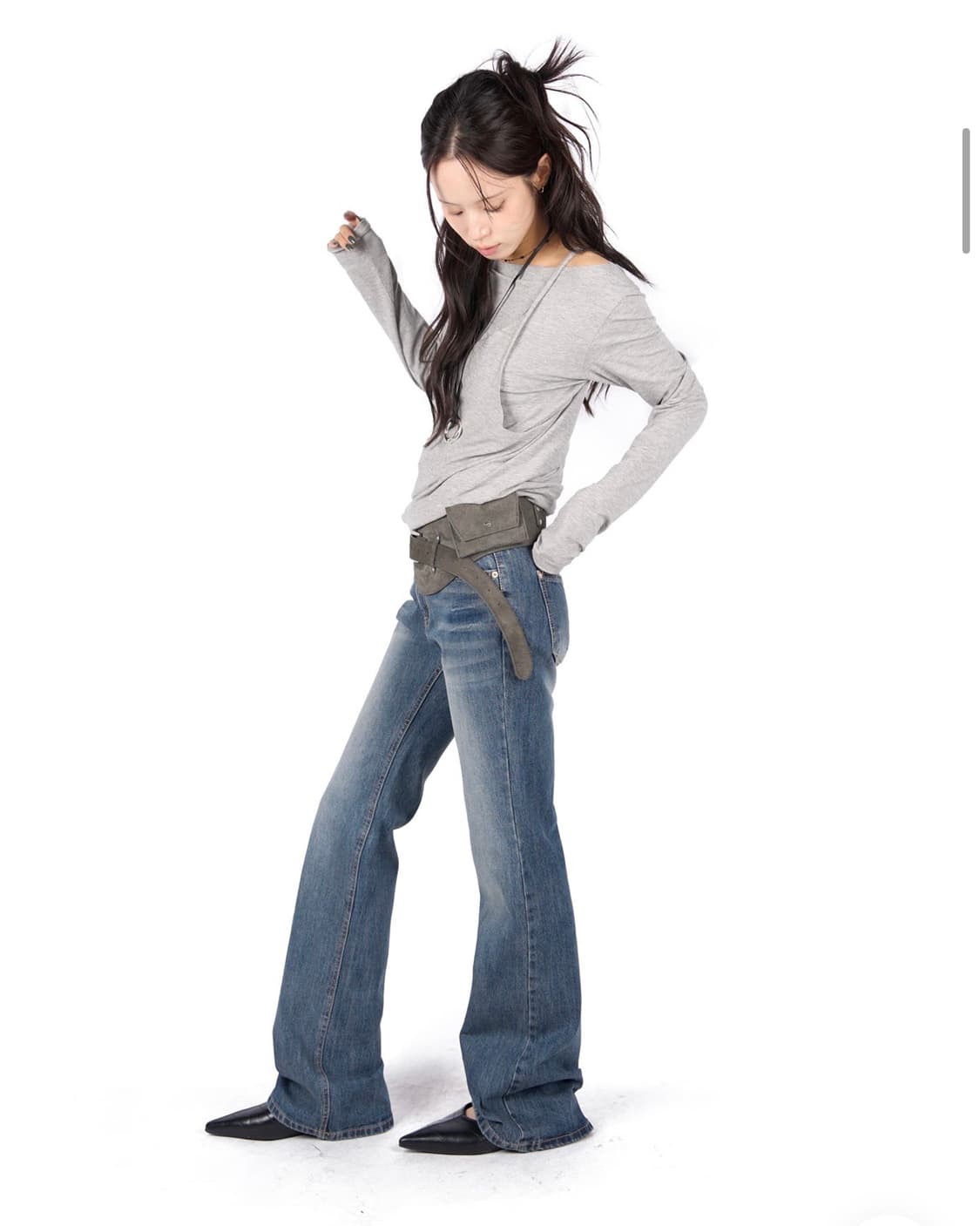 릿킴 SHADOW FLARE JEANS 새상품 상품이미지1